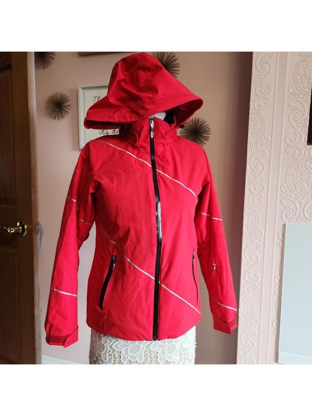 LKNW Red Descente heat navi ski winter jacket coat XS Heat Navi